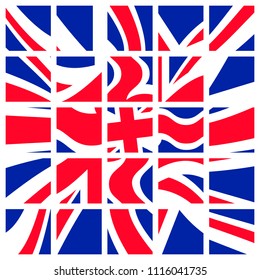 Flag United Kingdom Uk England Poster Stock Vector (Royalty Free ...