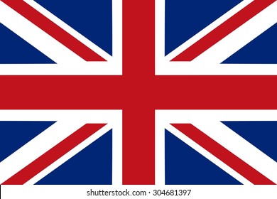 Flag of United Kingdom - vector