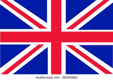 Flag of United Kingdom - vector