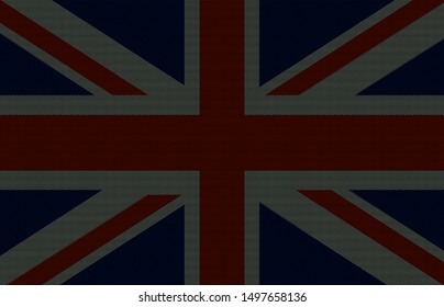 Flag of The United Kingdom. Vector Illustration