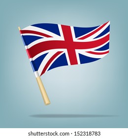 Flag of the United Kingdom. Vector illustration