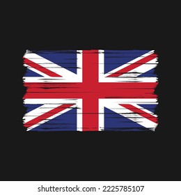 Flag of United Kingdom vector illustration