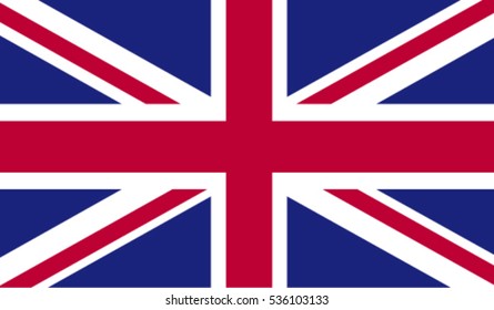 Flag Of United Kingdom Vector Illustration