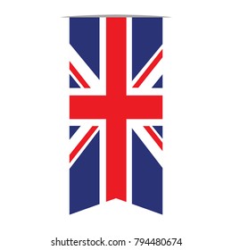 Flag of the United Kingdom, Vector illustration