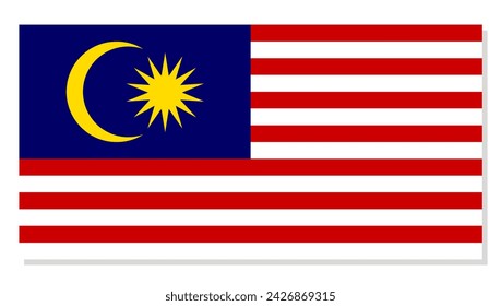 Flagge der Vereinigten Staaten von Malaysia