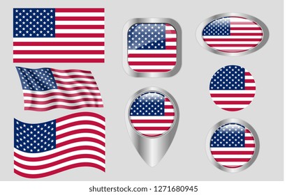 Flag of  the United States