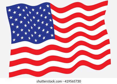  flag of the United States of America