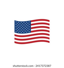 Flag of the United States of America USA vector