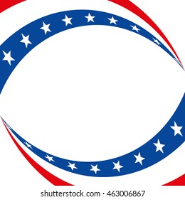 flag united states of america vector isolated graphic