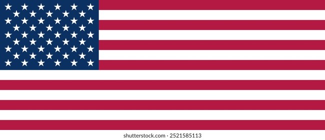 Bandera de los Estados Unidos, versión larga, Imágenes vectoriales