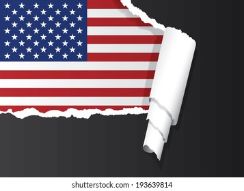 289 American flag ripping out Stock Vectors, Images & Vector Art ...