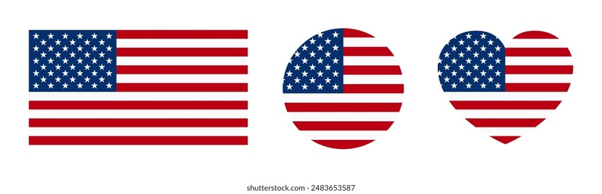 Flag of the United States - vector