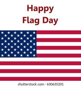 Flag United States, vector illustration