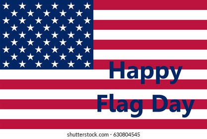 Flag United States, vector illustration