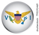 Flag of United States Virgin Islands (Round icon)