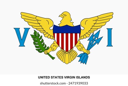 Flag of UNITED STATES VIRGIN ISLANDS, UNITED STATES VIRGIN ISLANDS flag