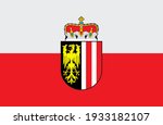flag of Upper Austria vector illustration