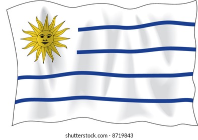 Flagge Uruguays