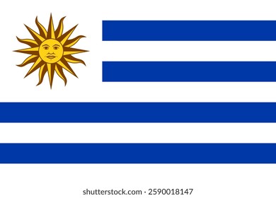 Flag of Uruguay, 3:2 Format, Uruguay Flag