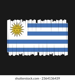 Flag of Uruguay Vector Illustration