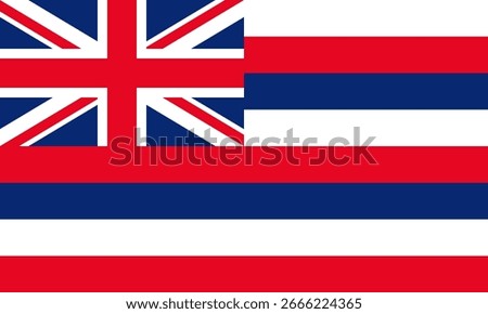 Flag of US state Hawaii