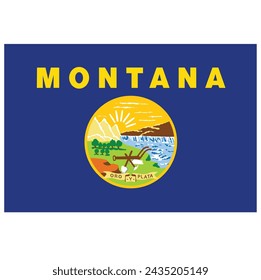 Flag of the U.S. state of Montana