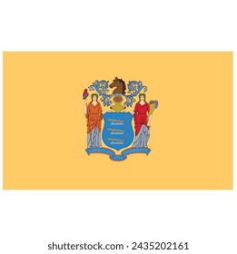 
Flag of the U.S. state of New Jersey