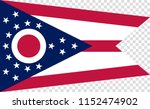 Flag of the US State of Ohio, detailed vector