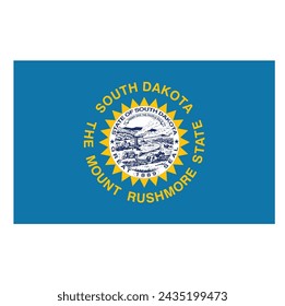 Flag of the U.S. state of South Dakota 