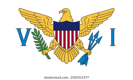 Flag of U.S. Virgin Islands, U.S. Virgin Islands Flag