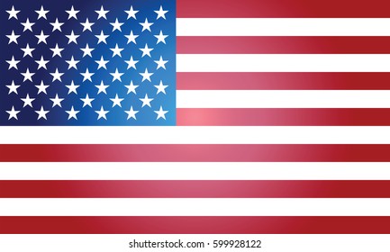 Flag of USA.