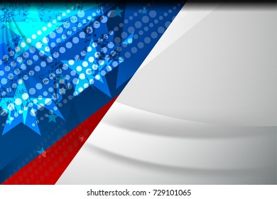 Flag of USA America background for Independence Day and other events, Vector illustration design