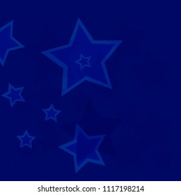 Flag of USA background for independence day, veterans, memorial day and other events, Vector illustration Design. 4th of July