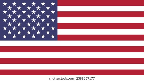 Flag of USA background for Memorial veterans independence day ceremony 