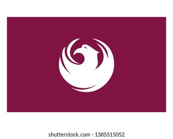 Flag of USA City of Phoenix, Arizona