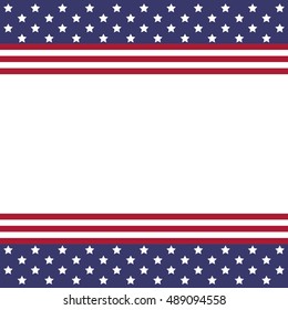 flag usa and Labor day icon. Patriotism Party festival and national theme. Colorful design. Vector illustration