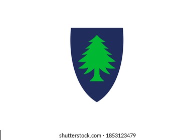 flag of USA state Massachusetts