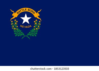 flag of USA state Nevada