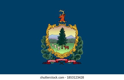 bandera del estado de EEUU Vermont