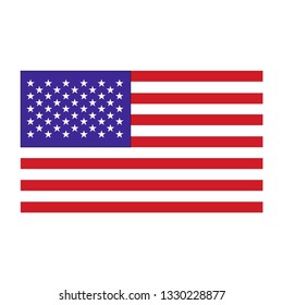 Flag USA vector