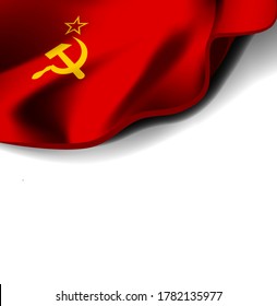 Bandera de la URSS. Bandera de unión soviética vectorial