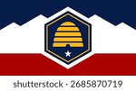 Flag of Utah 16:9, Utah Flag