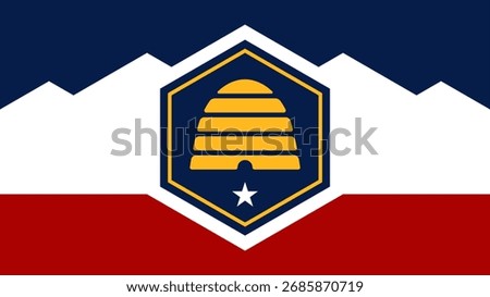 Flag of Utah 16:9, Utah Flag