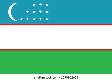 Flag of Uzbekistan