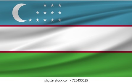Flag of UZBEKISTAN