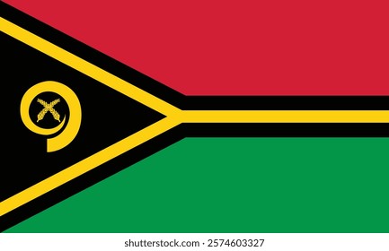 Flag of Vanuatu logo icon