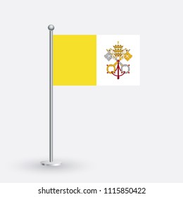 Flag Vatican City Stock Vector (Royalty Free) 1115850422 | Shutterstock