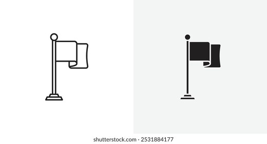 Flag vecor icon set. Stock vector illustrator. EPS 10