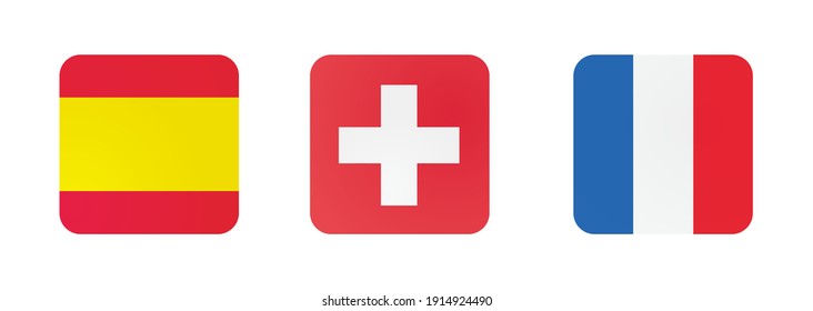 flag vector collection. flag icon set