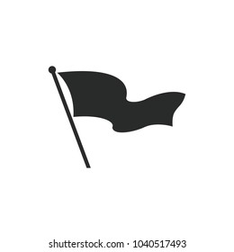 Flag vector design race black mockup illustration emblem isolated icons concept simple